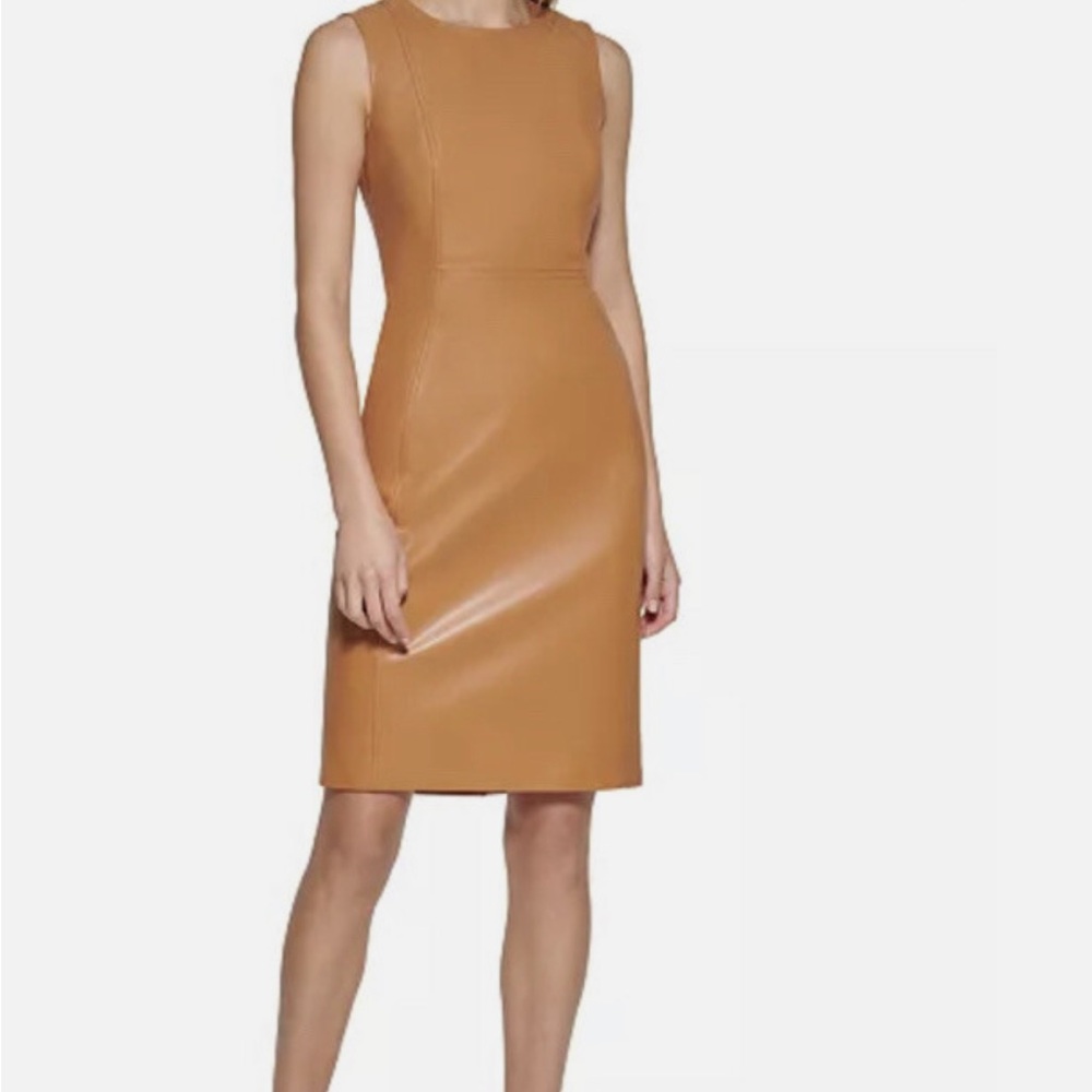 Calvin Klein Tan Dress